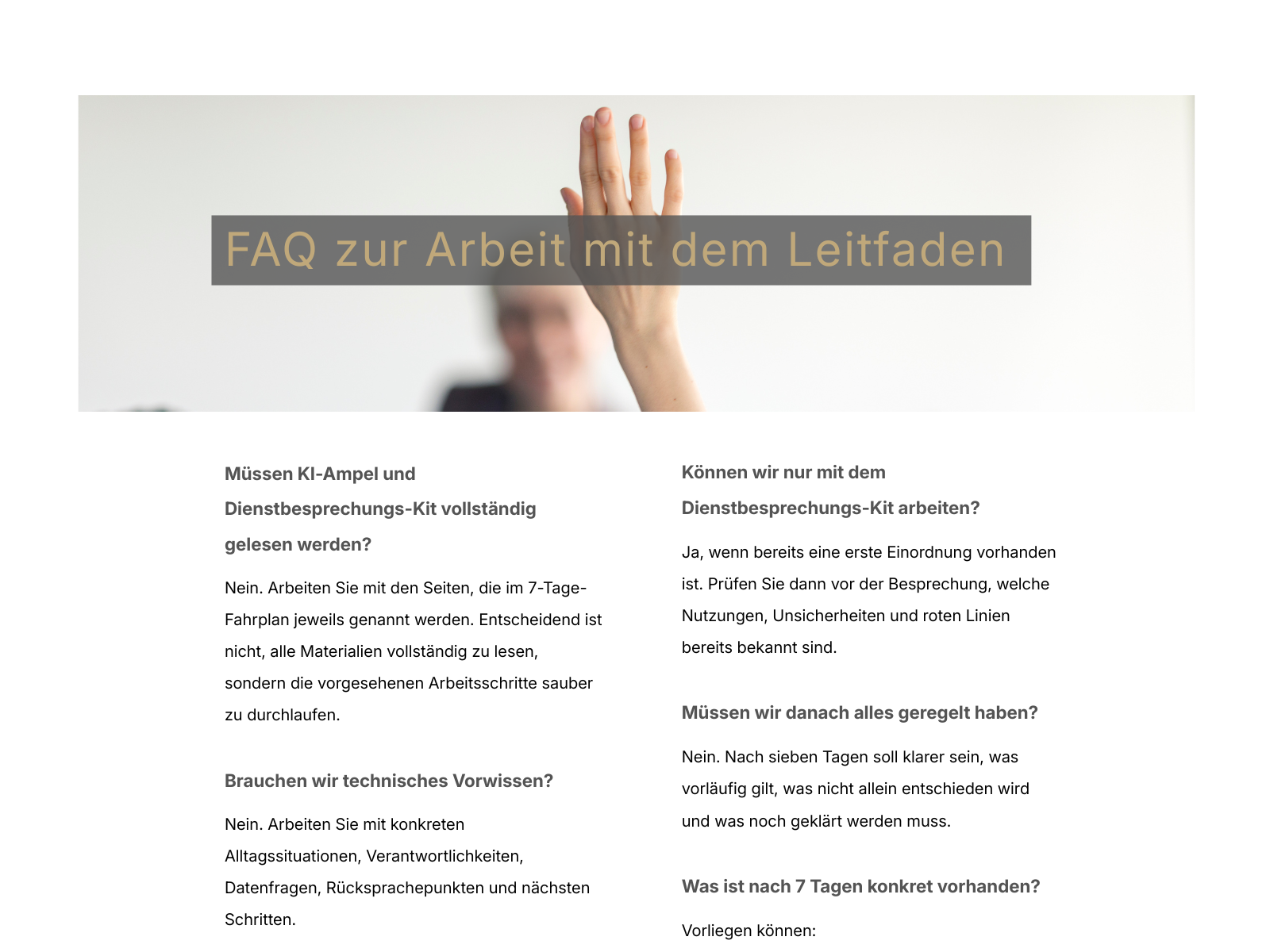 Vorschau des Mini-Standortchecks für den strukturierten KI-Einstieg